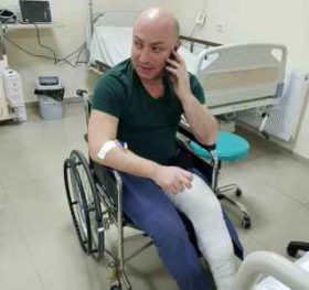 ჟურნალისტ გიორგი საკარულს ფეხი აქვს მოტეხილი – ვარკეთილის მეტროში ჭერის ჩამონგრევამ 10-ზე მეტი ადამიანი დააზიანა