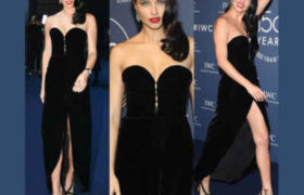 ადრიანა ლიმა IWC-ს გალაზე ჯაბა დიასამიძის კაბით მივიდა