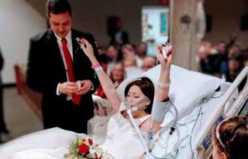 კიბოთი დაავადებული გოგონა გარდაცვალებამდე რამდენიმე საათით ადრე გათხოვდა კიბოთი დაავადებული გოგონა გარდაცვალებამდე რამდენიმე საათით ადრე გათხოვდა