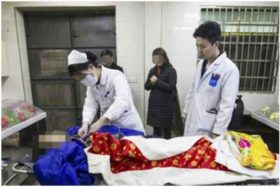 ჩინელმა ქალმა მძინარე ქმარი მორგში გაგზავნა