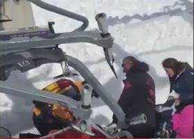 გუდაურში საბაგირო ავარიულად გაჩერდა და უკან წავიდა - დაშავდა 10 მოქალაქე - ვიდეო