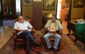 ინდოეთის სტალინის საზოგადოების თავმჯდომარე გრიშა ონიანს ეწვია