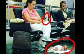 ტელეფონი ხელში, ბავშვი - იატაკზე - ფოტო, რომელმაც საზოგადოება აღაშფოთა და დედის პასუხი