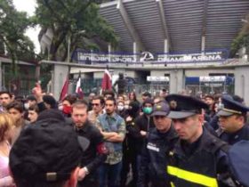 ნაციონალისტების კონტრაქცია რუსთაველის გამზირისკენ მიემართება - ვიდეო