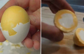 ყვითელი გული გარეთ, ცილა - შიგნით - კვერცხის მოხარშვის იაპონური მეთოდი - ვიდეო