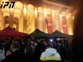 აქციის მონაწილეებმა 5 კარავი გაშალეს