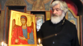 ზუგდიდში მიქაელ მთავარანგელოზის ხატს მირონი სდის