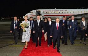 საქართველოს ფინეთისა და პოლონეთის პრეზიდენტები საული ნიინისტო და ანჯეი დუდა ეწვივნენ