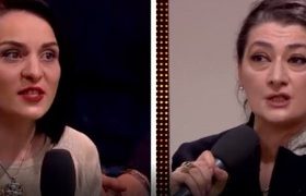 თაკო ჩარკვიანი ვეფხვია ბაქრაძის შვილის წინააღმდეგ: "შენი ყელგამოღადრული დობილი მიწაში გაციებული წევს და მორიდება იქონიეთ" - ვიდეო