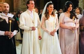 სამეფო ქორწილი საქართველოში - ხუან ბაგრატიონმა და ქრისტინე ძიძიგურმა სვეტიცხოველში ჯვარი დაიწერეს