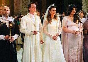 სამეფო ქორწილი საქართველოში - ხუან ბაგრატიონმა და ქრისტინე ძიძიგურმა სვეტიცხოველში ჯვარი დაიწერეს