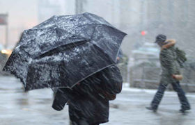 თოვლი და წყალმოვარდნები - ამინდის პროგნოზი