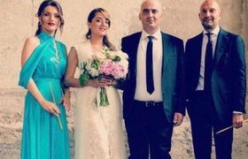 ოთარ ფარცხალაძის ქორწილის ფოტო - ვინ არიან მისი მეუღლე და მეჯვარე