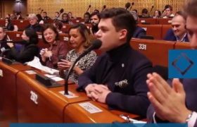 პიანისტ დავით ალადაშვილის გამოსვლა ევროსაბჭოს სხდომათა დარბაზში - ''საქართველოს ტერიტორიის 20% ოკუპირებულია რუსეთის მიერ''