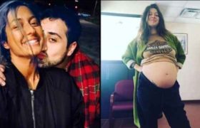 სალომე მდივანი დიდი მუცლით და შეცვლილი იმიჯით