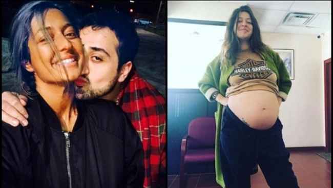 სალომე მდივანი დიდი მუცლით და შეცვლილი იმიჯით