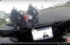 ბაიკერმა საკუთარი სიკვდილი გადაიღო - ვიდეო