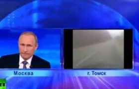 ,,შენს ქვეყანას მიხედე, ვოვა, შე ბ@ო" - როგორ უსმენს პუტინი რუსეთის მოქალაქის გინებას - ვიდეო