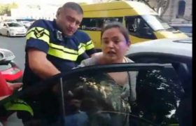 თიკა ჯამბურია დააკავეს - ვიდეო