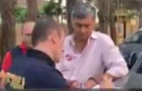 ირაკლი ოქრუაშვილის დაკავების კადრები