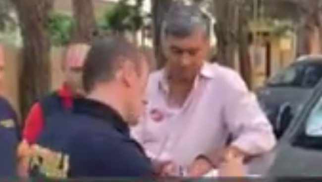 ირაკლი ოქრუაშვილის დაკავების კადრები