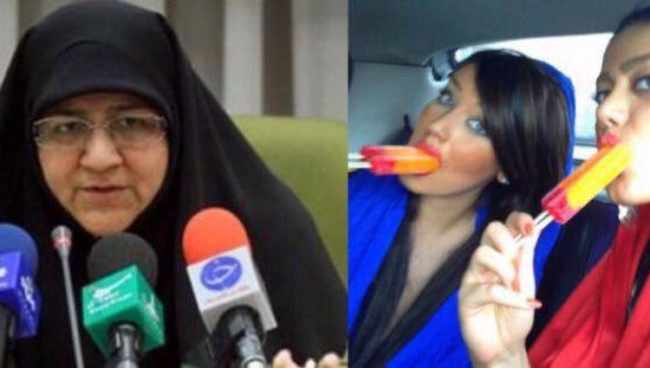 ,,ქალებს ნაყინის ჭამა უნდა აეკრძალოთ" - ირანის ბასიჯ ქალთა მეთაური