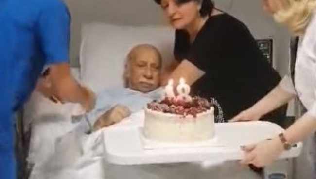 გია ყანჩელი 84-ე დაბადების დღეს კლინიკაში შეხვდა - ვიდეო