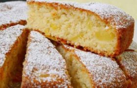 ვაშლისა და ლიმონოს სამარხვო ნამცხვარი