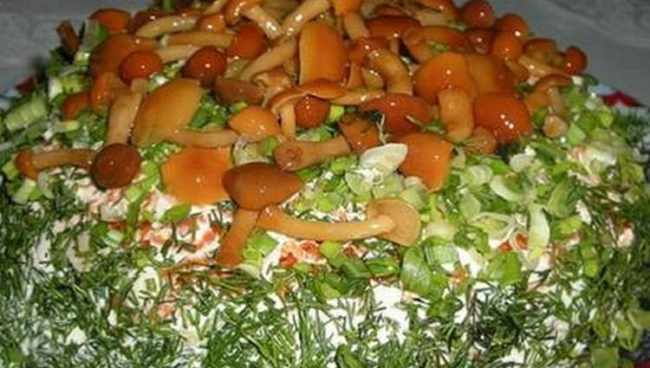 სოკოს სამარხვო სალათი