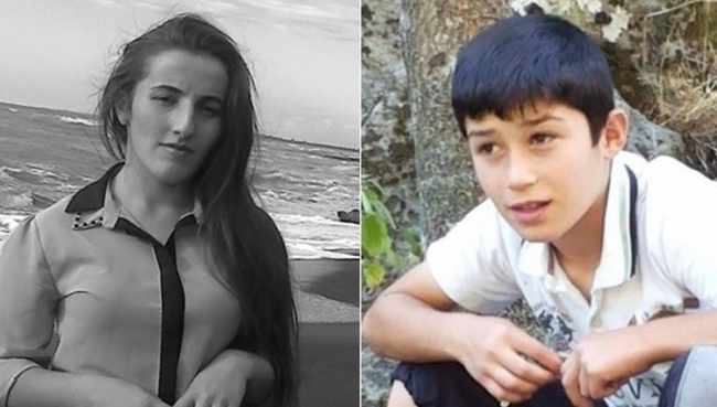 ურეკში დაღუპულები 14 წლის ირაკლი ვანაძე და მისი ბიცოლა ლეილა ბერიძე არიან