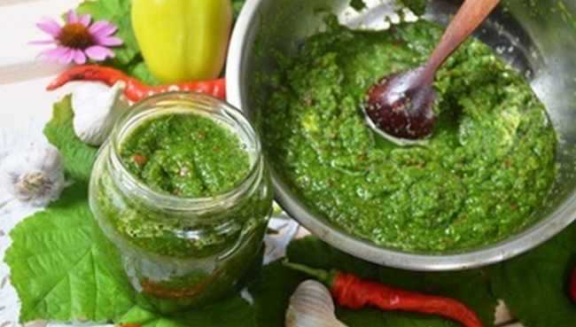 ნიგვზიანი აჯიკა - რეცეპტი