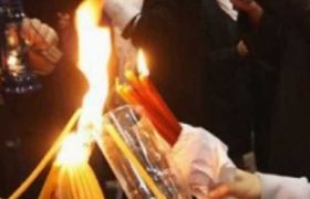 გილოცავთ! მაცხოვრის საფლავზე წმინდა ცეცხლი გარდამოვიდა!