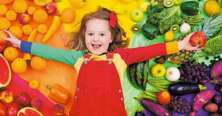 მწვანე ბოსტნეული და შავი ქლიავი ბავშვის ძვლებზე ზრუნავს