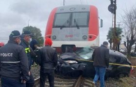 ზუგდიდში მატარებელი საკრებულოს წევრს შეეჯახა