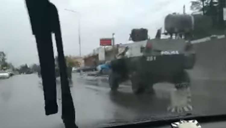 ჯავშანტექნიკა ზუგდიდისკენ დაიძრა - სად მიჰყავთ სპეცრაზმი