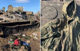 რუსმა ჯარისკაცებმა ფორმები გაიხადეს და მიყარეს