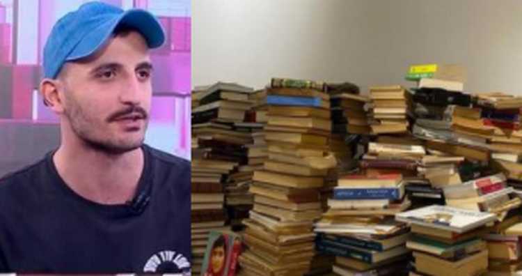 ბექა ყორშია: ,,ათასამდე წიგნი გადმოვზიდე, კიდევ დარჩა"