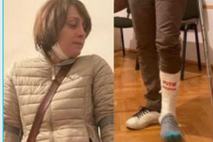 ელენე ხოშტარიას ფეხი მოტეხეს - ,,მადლობა პატრულს"