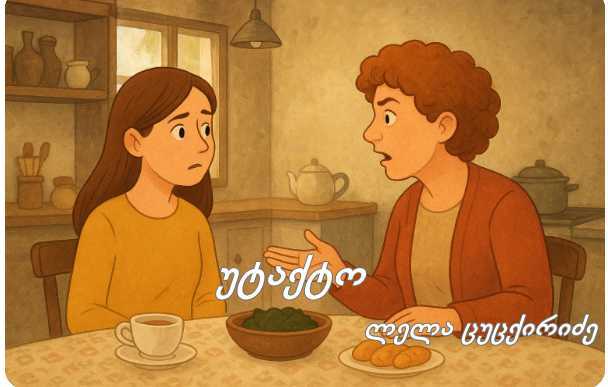 „უტაქტო“ - ავტორი ლელა ცუცქირიძე