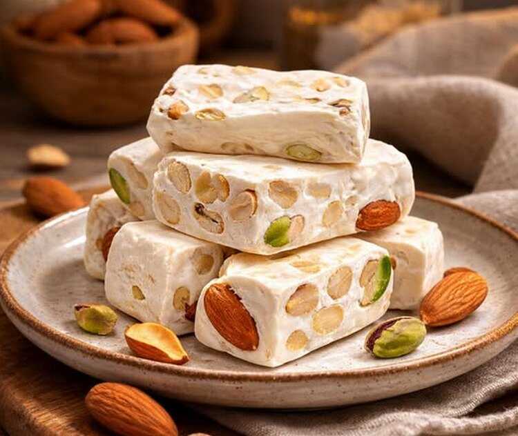 ნუგას რეცეპტი - სახლში მომზადებული საოცარი ნუგბარი